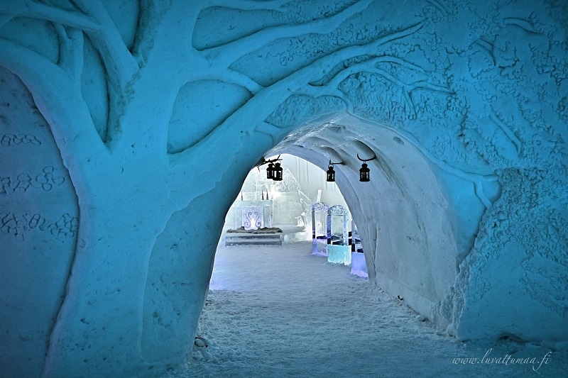 Lapland Wedding at Luvattumaa Levi Ice Castle & Hotel - To find out more visit Weddings Abroad Guide