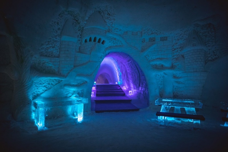 Lapland Wedding at Luvattumaa Levi Ice Castle & Hotel - To find out more visit Weddings Abroad Guide